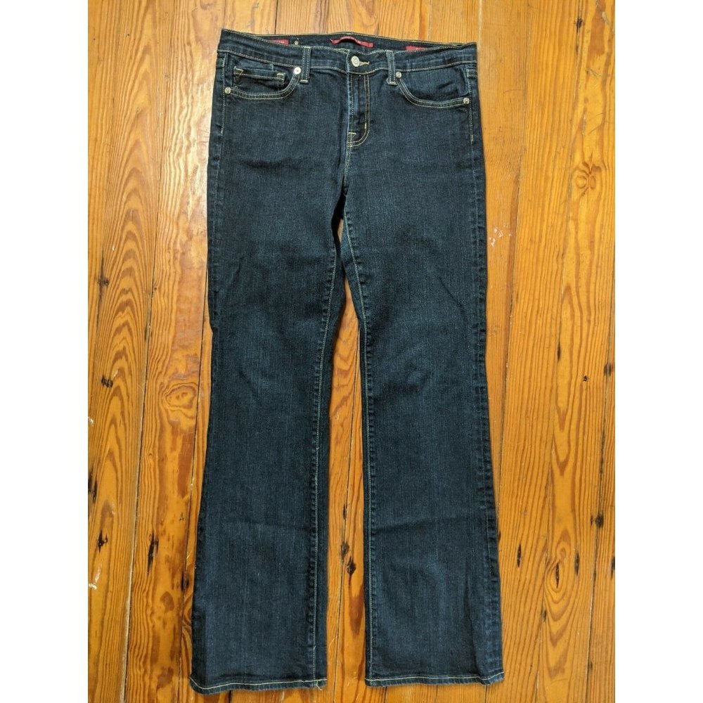 Vigoss Jeans Womens Venice Boot Denim Jeans Size 11 Dark Wash
